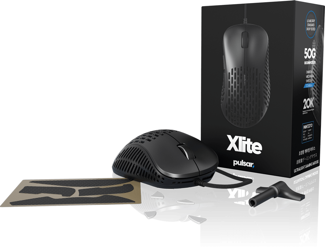 Pulsar推出Xlite鼠标：拥有顶级性能光学传感器售价59.95美元
