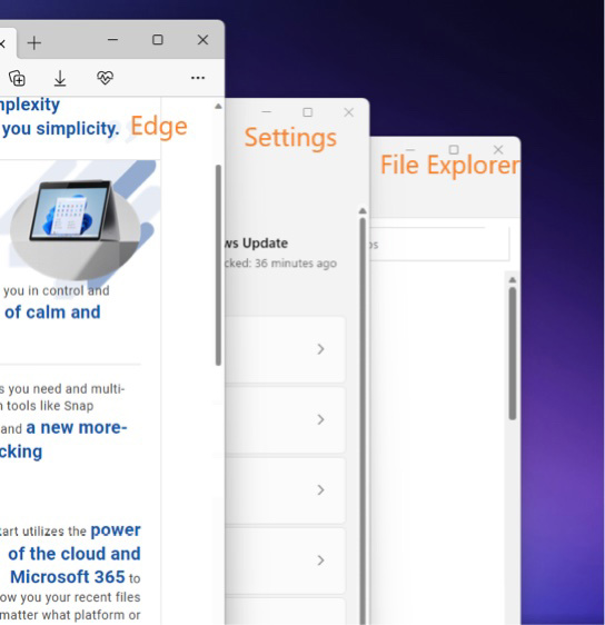微软Win11/Win10系统中 Edge 浏览器将会采用全新滚动条
